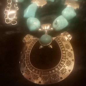 Turquoise and Silver Necklace